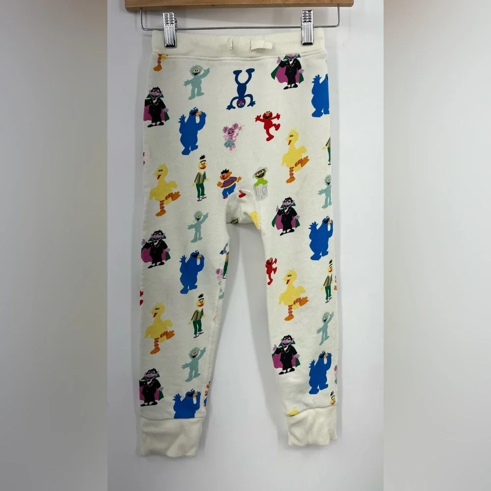 Hanna 5T Sesame Street Rainbow Pull On 0794 Pants Cotton Elmo Grover Andersson